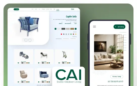CAI Outdoor – אתר קטלוג